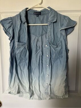NWOT Denim Top